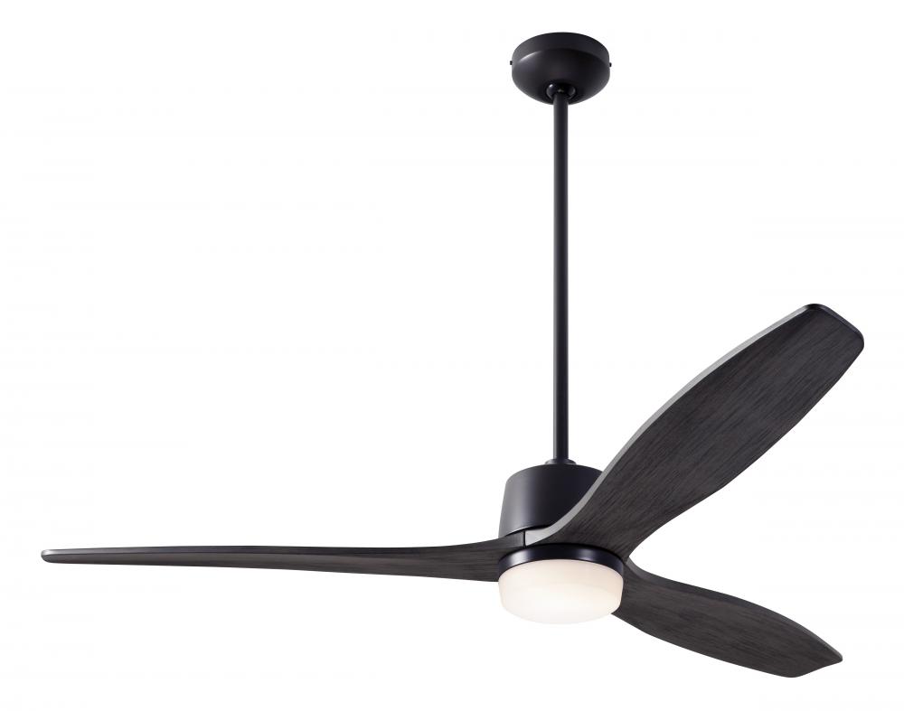 Arbor DC Fan; Dark Bronze Finish; 54" Ebony Blades; 17W LED; Wall Control