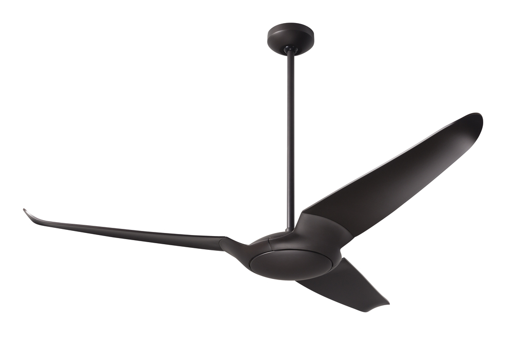 IC/Air (3 Blade ) Fan; Dark Bronze Finish; 56" Dark Blades; No Light; Remote Control