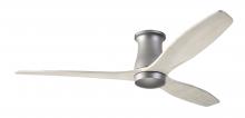 Modern Fan Co. ARB-FM-GT-54-WW-NL-WC - Arbor Flush DC Fan; Graphite Finish; 54" Whitewash Blades; No Light; Wall Control