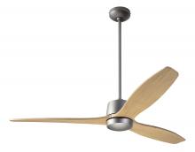 Modern Fan Co. ARB-GT-54-MP-NL-RC - Arbor DC Fan; Graphite Finish; 54" Maple Blades; No Light; Remote Control