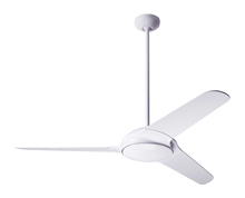 Modern Fan Co. FLO-GW-52-WH-NL-003 - Flow Fan; Gloss White Finish; 52" White Blades; No Light; Handheld Remote Control (2-wire)