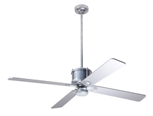 Modern Fan Co. IND-GV-50-SV-NL-WC - Industry DC Fan; Galvanized Finish; 50" Silver Blades; No Light; Wall Control