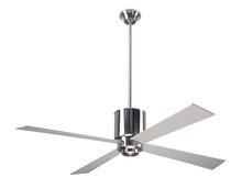 Modern Fan Co. LAP-BN-50-NK-NL-002 - Lapa Fan; Bright Nickel Finish; 50" Nickel Blades; No Light; Fan Speed and Light Control (3-wire