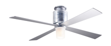 Modern Fan Co. LAP-FM-GV-50-NK-552-002 - Lapa Flush Fan; Galvanized Finish; 50" Nickel Blades; 17W LED; Fan Speed and Light Control (3-wi