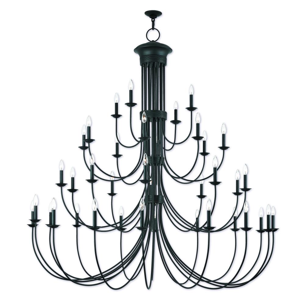 38 Lt BZ Grand Foyer Chandelier