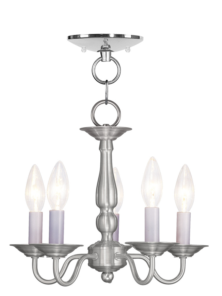 5 Light Bn Chain Hang Ceiling Mount 5011 91 Lighting By Electric 5 Light Bn Chain Hang Ceiling Mount