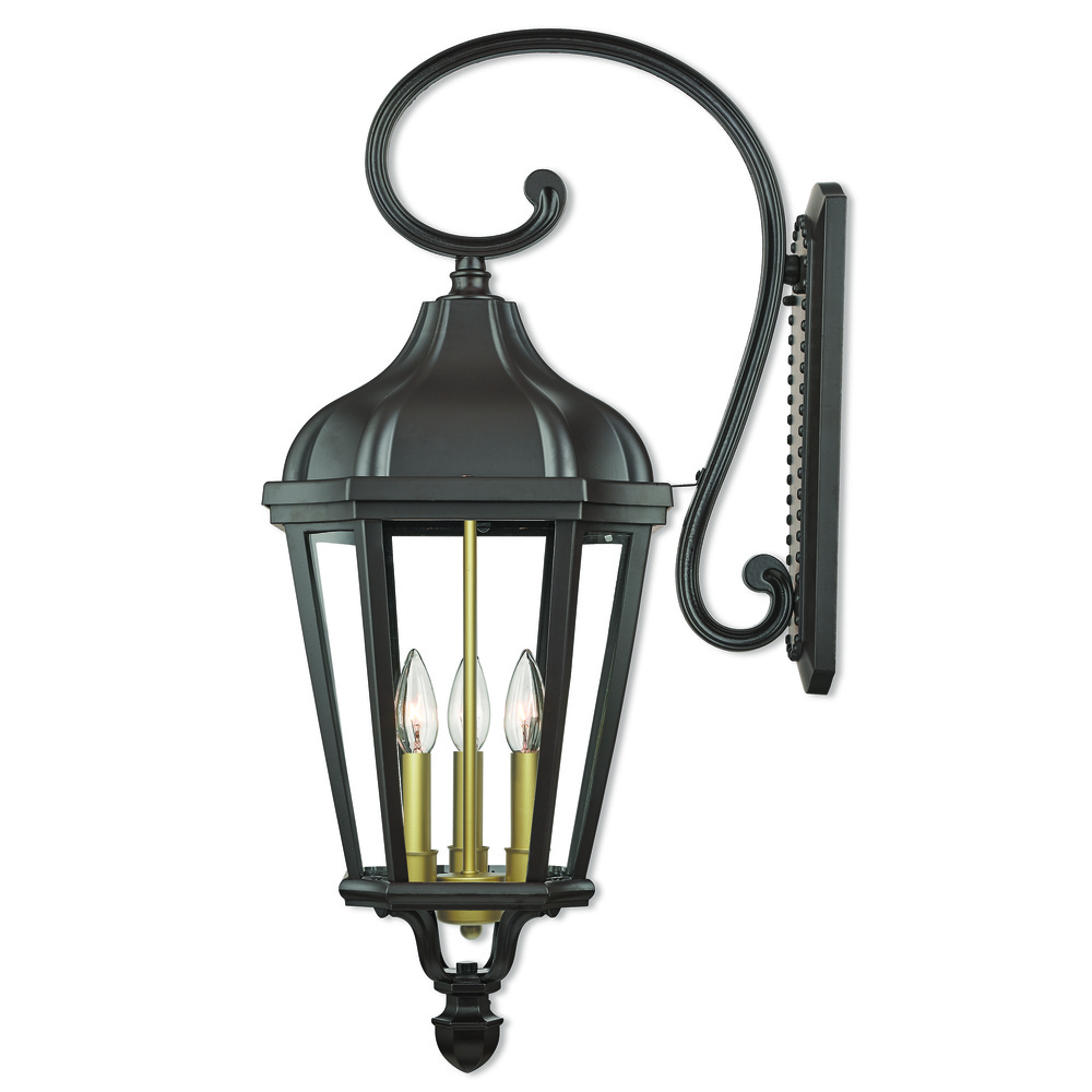 3 Lt BZ Outdoor Wall Lantern