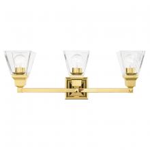 Livex Lighting 17173-02 - 3 Lt Polished Brass Bath Vanity