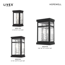 Livex Lighting 20521-04 - 1 Lt Black Outdoor Wall Lantern