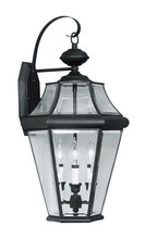 Livex Lighting 2361-04 - 3 Light Black Outdoor Wall Lantern