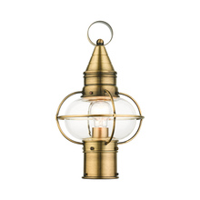 Livex Lighting 26902-01 - 1 Lt Antique Brass Outdoor Post Top Lantern