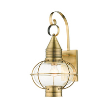 Livex Lighting 26904-01 - 1 Lt Antique Brass Outdoor Wall Lantern