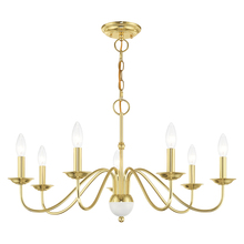 Livex Lighting 52167-02 - 7 Lt Polished Brass Chandelier