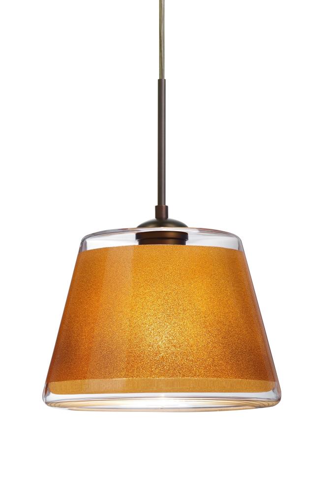 Besa Pendant Pica 9 Bronze Gold Sand 1x9W LED