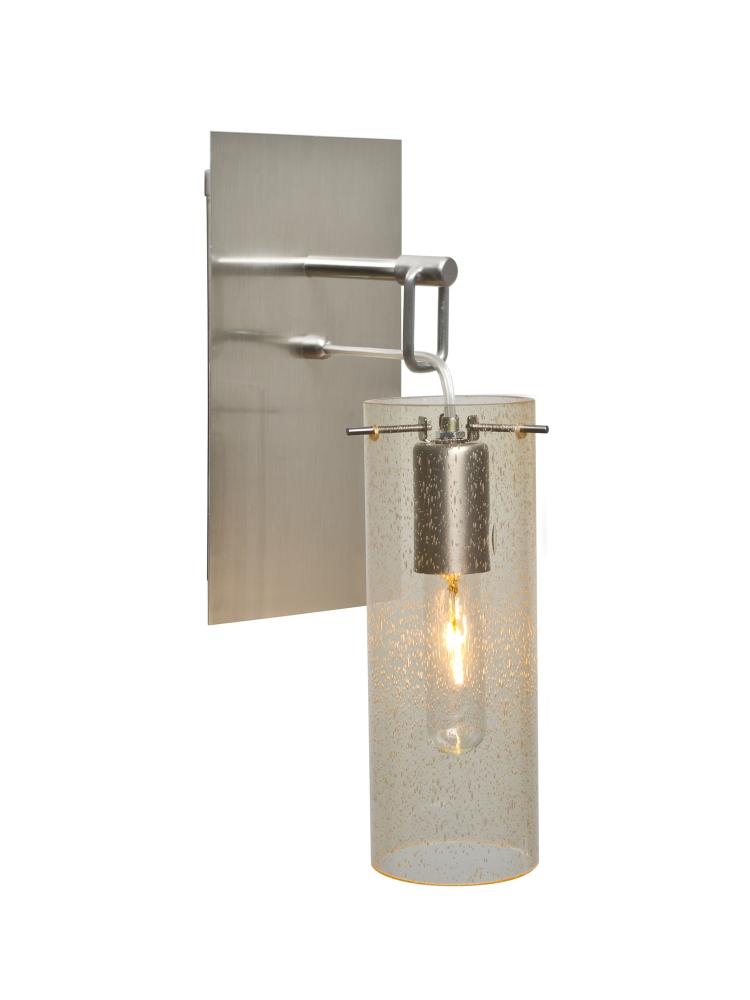 Besa Juni 10 Wall Pendant, Gold Bubble, Satin Nickel Finish, 1x60W Medium Base