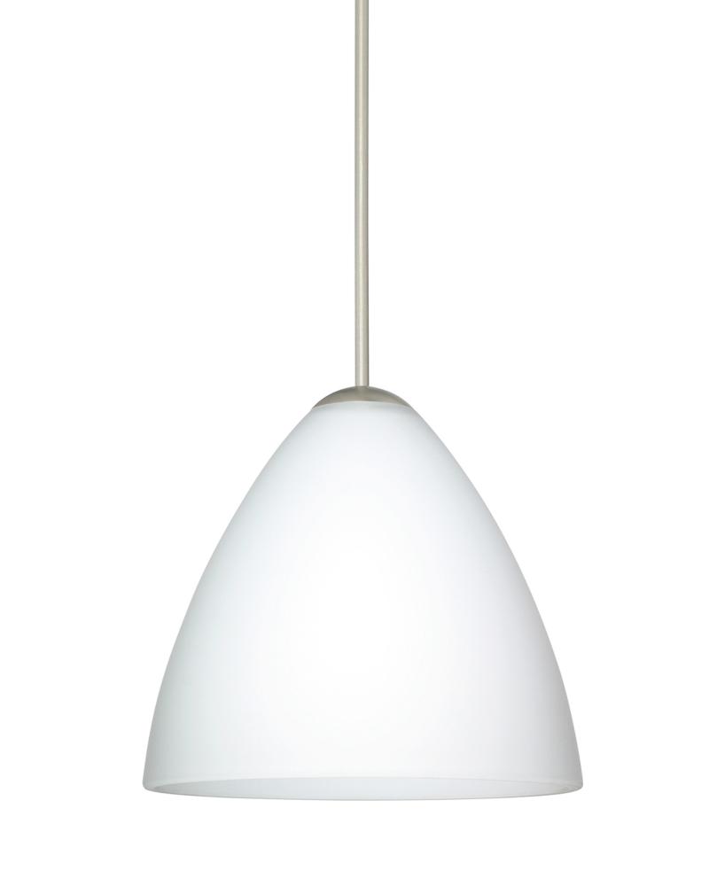 Besa Pendant Mia Satin Nickel Opal Matte 1x50W Halogen