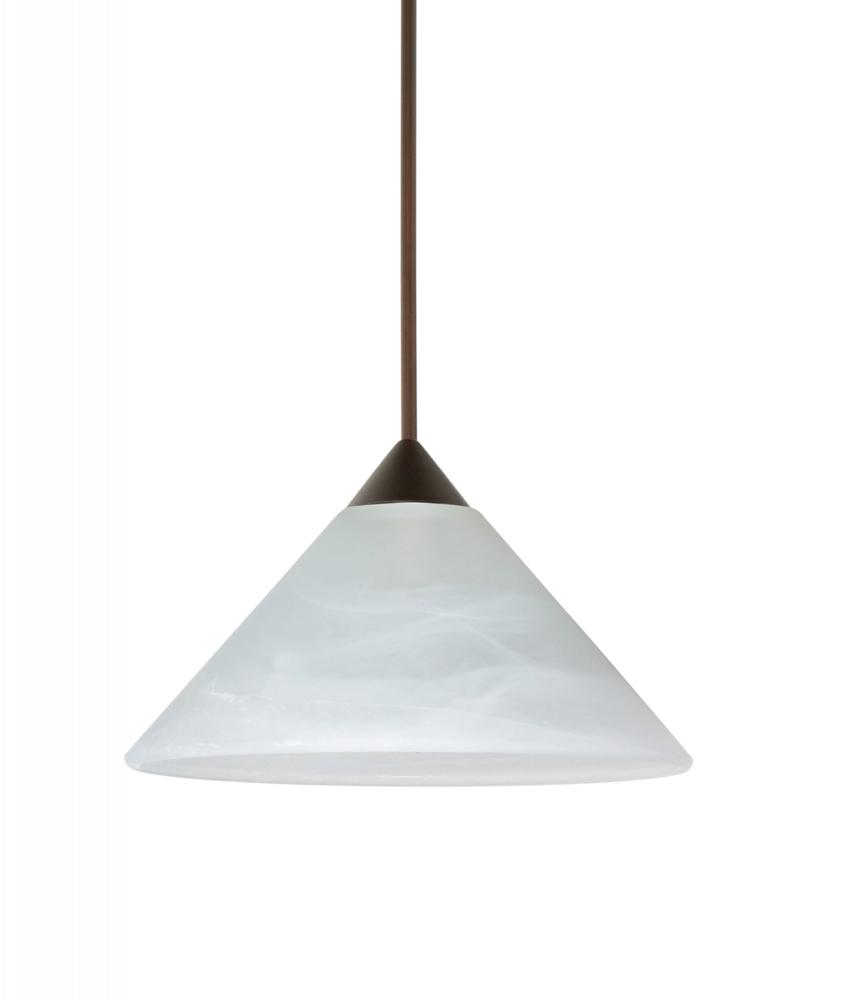 Besa Pendant Kona Bronze Marble 1x50W Halogen