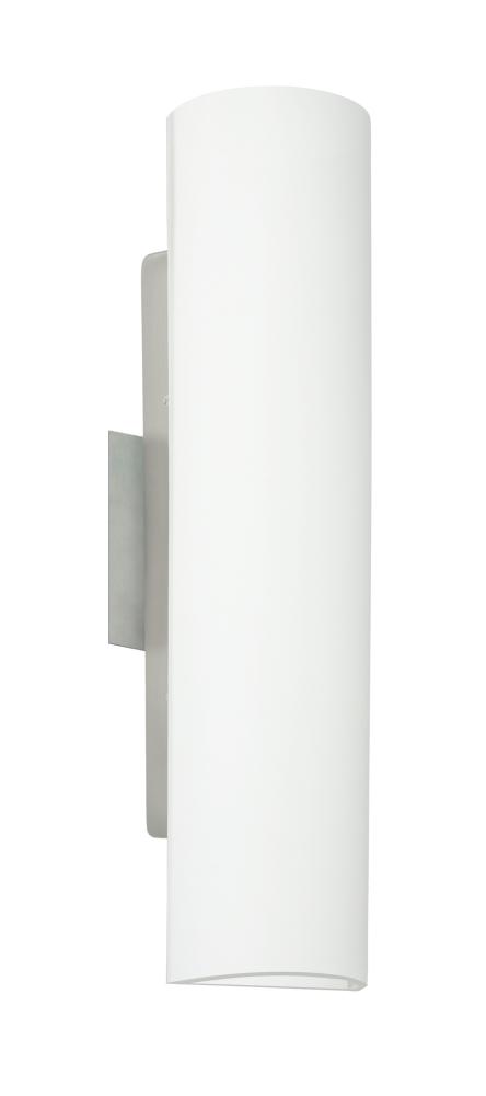 Besa Wall Darci 16 Satin Nickel Opal Matte 1x5W LED