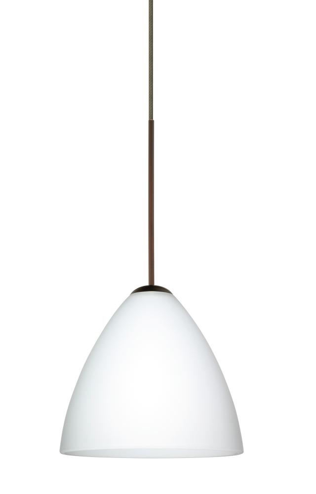 Besa Pendant For Multport Canopy Mia Bronze Opal Matte 1x50W Halogen