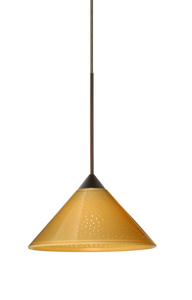 Besa Pendant For Multiport Canopy Kona Bronze Mango Starpoint 1x50W Halogen