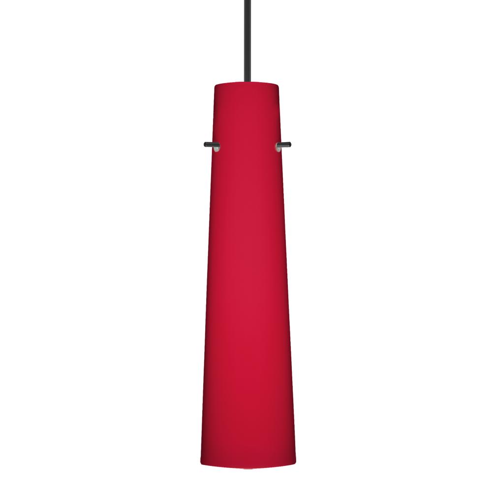 Besa Camino Pendant for Multiport Canopy Black Ruby Matte 1x50W Halogen