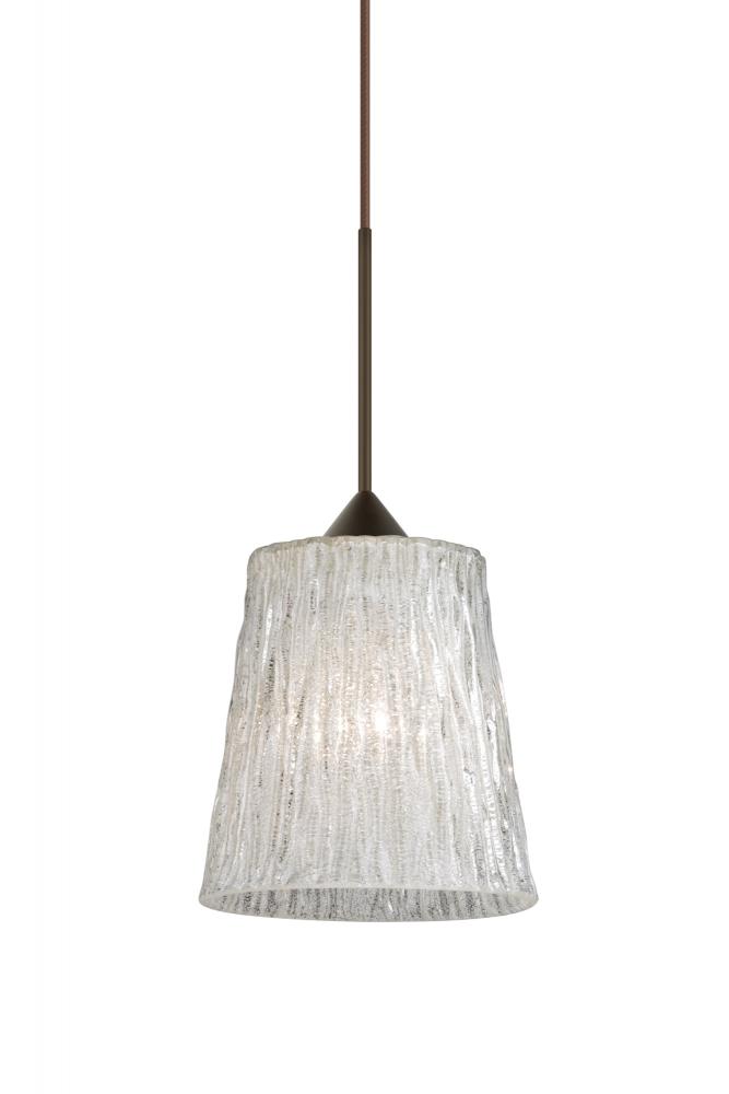 Besa Pendant Nico 4 Bronze Stone Glitter 1x35W Halogen