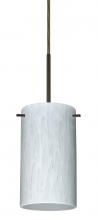 Besa Lighting 1BT-440419-MED-BR - Besa Stilo 7 Pendant Bronze Carrera 1x40W B10 Med