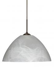 Besa Lighting 1JC-420152-LED-BR - Besa Tessa LED Pendant Marble Bronze 1x9W LED