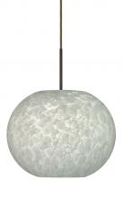 Besa Lighting 1JC-477619-LED-BR - Besa Luna LED Pendant Carrera Bronze 1x9W LED