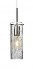 Besa Lighting 1JC-JUNI10CL-SN - Besa, Juni 10 Cord Pendant, Clear Bubble, Satin Nickel, 1x60W Medium Base