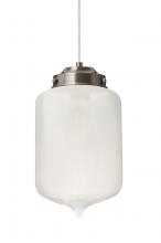 Besa Lighting 1JC-OLINFR-EDIL-SN - Besa Olin Pendant Satin Nickel Frost 1x4W LED Filament