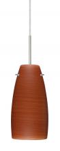 Besa Lighting 1JT-1512CH-LED-SN - Besa Tao 10 LED Pendant Cherry Satin Nickel 1x9W LED