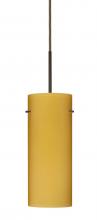 Besa Lighting 1JT-4123VM-BR - Besa Stilo 10 Pendant Bronze Vanilla Matte 1x100W Medium Base