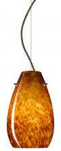 Besa Lighting 1KX-412618-LED-BR - Besa Pera 9 LED Pendant Amber Cloud Bronze 1x9W LED