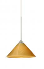 Besa Lighting 1XC-282490-LED-SN - Besa Pendant Kona Satin Nickel Mango Starpoint 1x5W LED