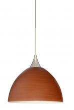 Besa Lighting 1XC-4679CH-SN - Besa Pendant Brella Satin Nickel Cherry 1x50W Halogen