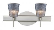 Besa Lighting 2SW-512500-SN - Besa Wall Nico 4 Satin Nickel Clear Stone 2x40W G9