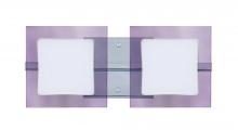 Besa Lighting 2WS-773591-CR - Besa Wall Alex Chrome Opal/Amethyst 2x50W G9