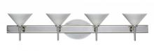 Besa Lighting 4SW-282453-CR - Besa Wall Kona Chrome White Starpoint 4x40W G9