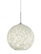 Besa Lighting J-COCO1219-SN - Besa Coco 12 Pendant For Multiport Canopy, Carrera, Satin Nickel Finish, 1x60W Medium