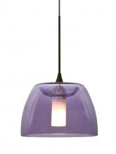 Besa Lighting RXP-SPURPL-BR - Besa Spur Cord Pendant, Plum, Bronze Finish, 1x35W Halogen