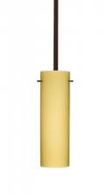 Besa Lighting 1TT-4930VM-BR - Besa Stem Copa Pendant Bronze Vanilla Matte 1x50W Candelabra