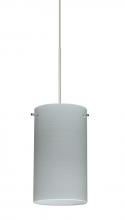 Besa Lighting 1XT-4404KR-LED-SN - Besa Stilo 7 Pendant Chalk Satin Nickel 1x5W LED