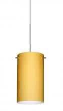 Besa Lighting 1XP-4404VM-SN - Besa Pendant Stilo 7 Satin Nickel Vanilla Matte 1x50W GY6.35