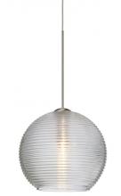 Besa Lighting 1XC-461500-SN - Besa Pendant Kristall 6 Satin Nickel Clear 1x35W Halogen