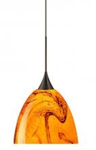 Besa Lighting XP-7570HB-BR - Besa Pendant Sasha Bronze Habanero 1x50W GY6.35