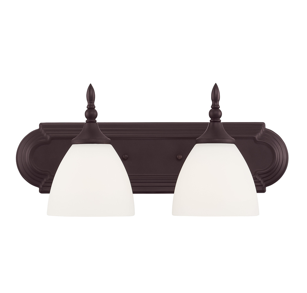 Herndon 2-Light Bathroom Vanity Light in English Bronze