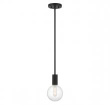 Savoy House 7-3075-1-89 - Wright 1-Light Mini-Pendant in Matte Black