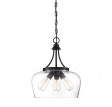 Savoy House 7-4034-3-BK - Octave 3-Light Pendant in Black