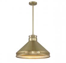 Savoy House 7-8801-3-322 - Seagram 3-Light Pendant in Warm Brass